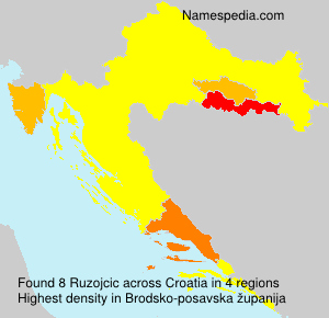 Surname Ruzojcic in Croatia Surname Ruzojcic in Croatia