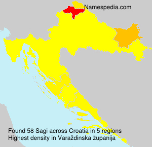 Surname Sagi in Croatia Surname Sagi in Croatia
