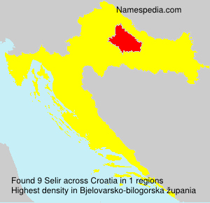 Surname Selir in Croatia Surname Selir in Croatia