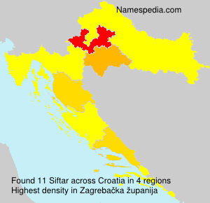 Surname Siftar in Croatia Surname Siftar in Croatia