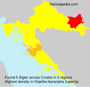 Surname Sigler in Croatia Surname Sigler in Croatia