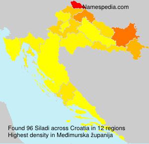 Surname Siladi in Croatia Surname Siladi in Croatia