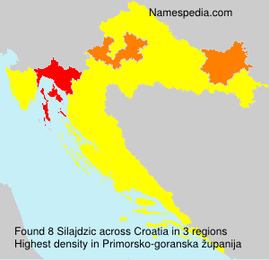 Surname Silajdzic in Croatia Surname Silajdzic in Croatia