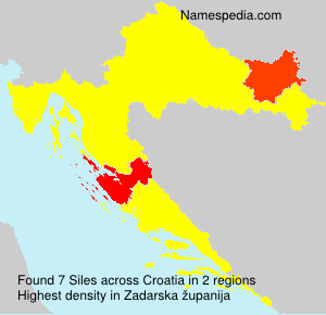 Surname Siles in Croatia Surname Siles in Croatia