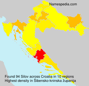 Surname Silov in Croatia Surname Silov in Croatia