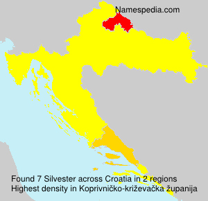 Surname Silvester in Croatia Surname Silvester in Croatia