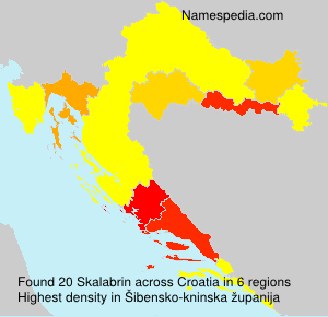 Surname Skalabrin in Croatia Surname Skalabrin in Croatia