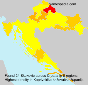Surname Skokovic in Croatia Surname Skokovic in Croatia