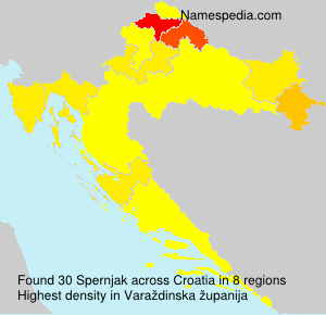 Surname Spernjak in Croatia Surname Spernjak in Croatia