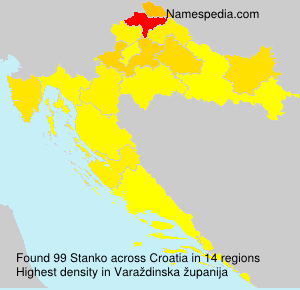 Surname Stanko in Croatia Surname Stanko in Croatia