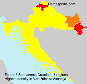 Surname Stec in Croatia Surname Stec in Croatia