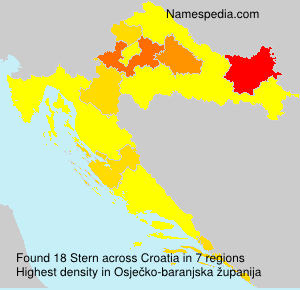 Surname Stern in Croatia Surname Stern in Croatia