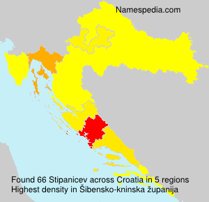 Surname Stipanicev in Croatia Surname Stipanicev in Croatia