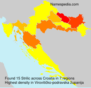 Surname Strilic in Croatia Surname Strilic in Croatia
