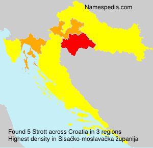 Surname Strott in Croatia Surname Strott in Croatia