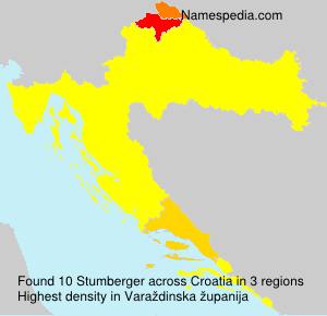 Surname Stumberger in Croatia Surname Stumberger in Croatia