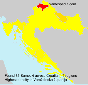 Surname Sumecki in Croatia Surname Sumecki in Croatia