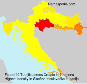 Surname Turajlic in Croatia Surname Turajlic in Croatia