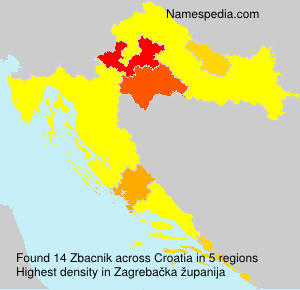 Surname Zbacnik in Croatia Surname Zbacnik in Croatia