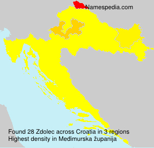 Surname Zdolec in Croatia Surname Zdolec in Croatia
