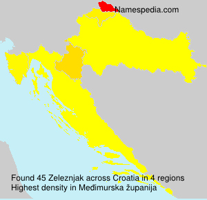 Surname Zeleznjak in Croatia Surname Zeleznjak in Croatia