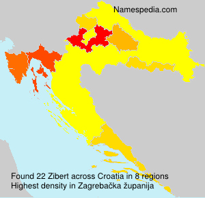 Surname Zibert in Croatia Surname Zibert in Croatia