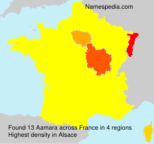 Surname Aamara in France Surname Aamara in France
