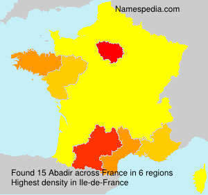 Surname Abadir in France Surname Abadir in France