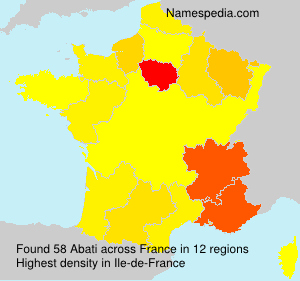 Surname Abati in France Surname Abati in France