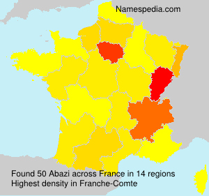 Surname Abazi in France Surname Abazi in France