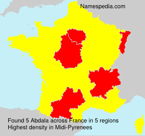 Surname Abdala in France Surname Abdala in France
