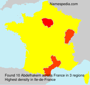 Surname Abdelhakem in France Surname Abdelhakem in France