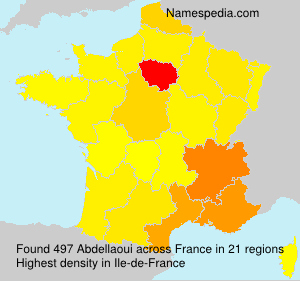 Surname Abdellaoui in France Surname Abdellaoui in France