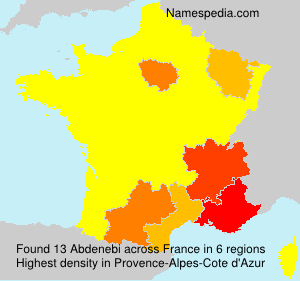 Surname Abdenebi in France Surname Abdenebi in France