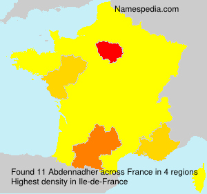Surname Abdennadher in France Surname Abdennadher in France