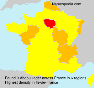 Surname Abdoulkader in France