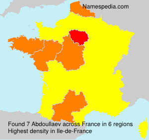 Surname Abdoullaev in France Surname Abdoullaev in France