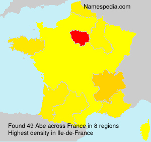 Surname Abe in France Surname Abe in France