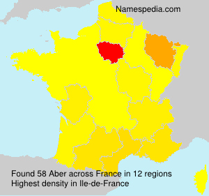 Surname Aber in France Surname Aber in France