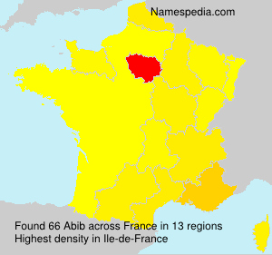 Surname Abib in France Surname Abib in France