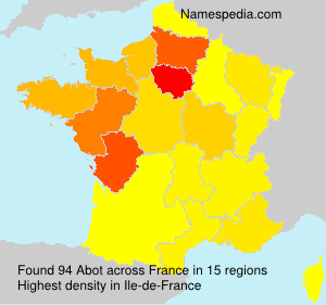 Surname Abot in France Surname Abot in France