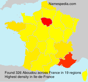 Surname Aboudou in France Surname Aboudou in France