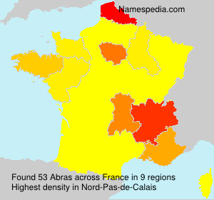 Surname Abras in France Surname Abras in France