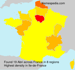 Familiennamen Abri - France