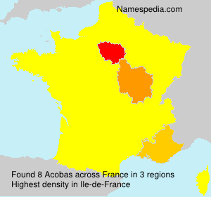 Surname Acobas in France Surname Acobas in France