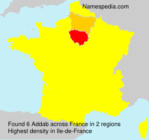 Surname Addab in France Surname Addab in France
