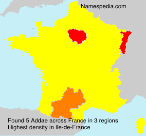 Surname Addae in France Surname Addae in France