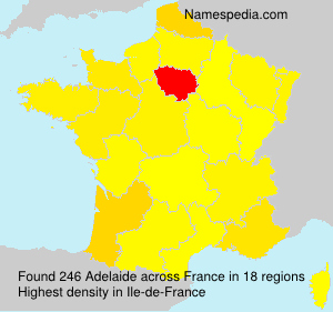 Surname Adelaide in France Surname Adelaide in France