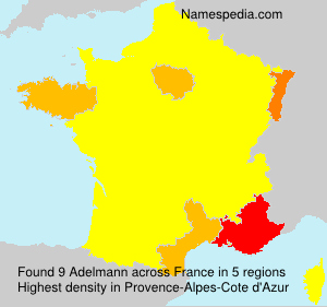 Surname Adelmann in France Surname Adelmann in France