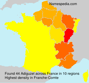 Surname Adiguzel in France Surname Adiguzel in France